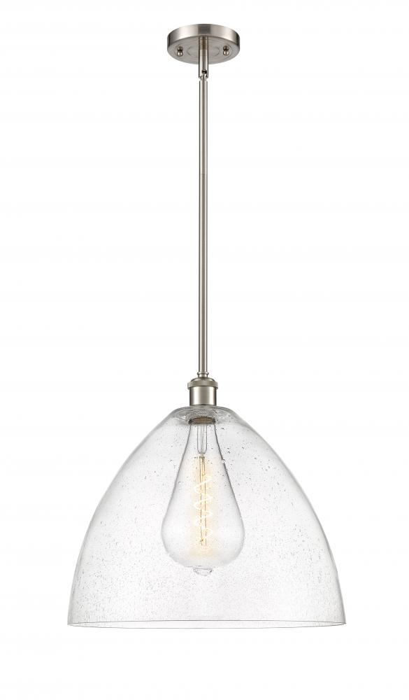 Bristol - 1 Light - 16 inch - Brushed Satin Nickel - Pendant