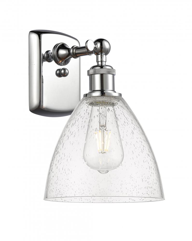 Bristol - 1 Light - 8 inch - Polished Chrome - Sconce