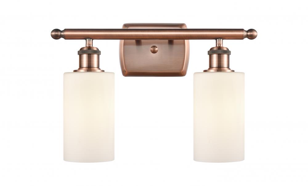 Clymer - 2 Light - 14 inch - Antique Copper - Bath Vanity Light