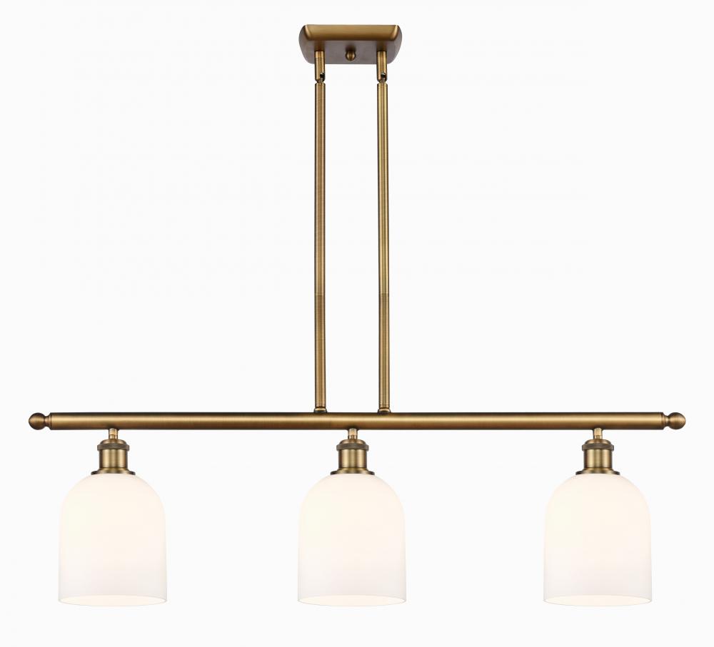 Bella - 3 Light - 36 inch - Brushed Brass - Cord hung - Island Light