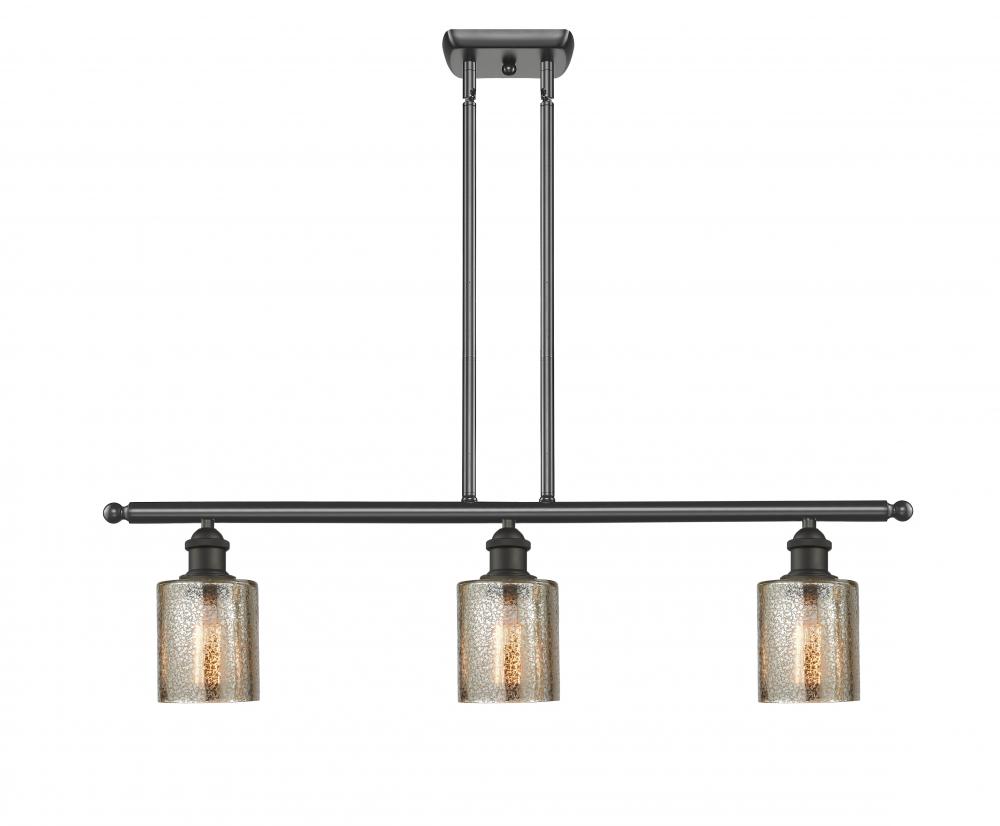 Cobbleskill - 3 Light - 36 inch - Oil Rubbed Bronze - Cord hung - Island Light