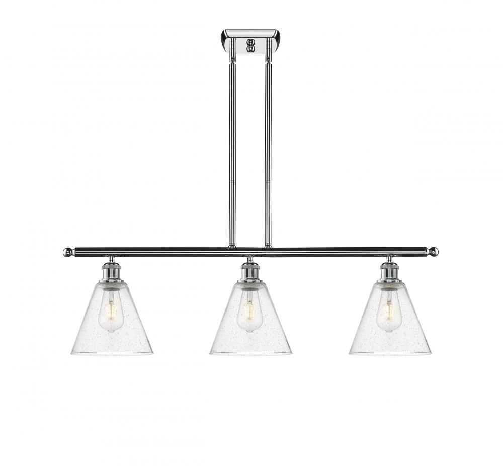 Berkshire - 3 Light - 36 inch - Polished Chrome - Cord hung - Island Light