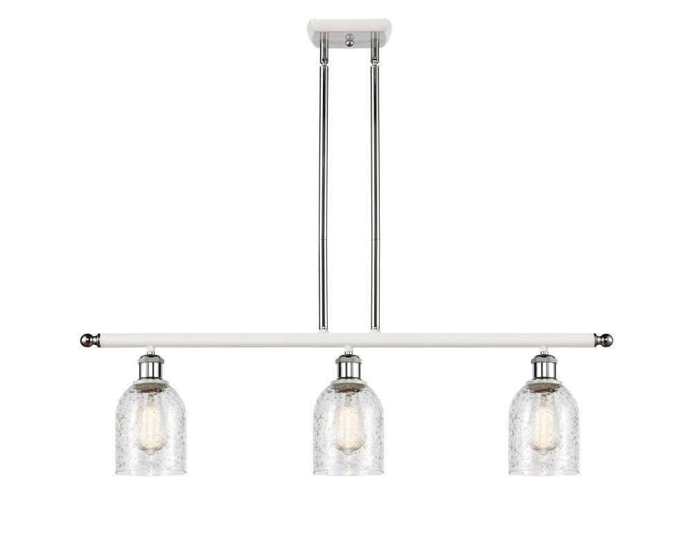 Caledonia - 3 Light - 36 inch - White Polished Chrome - Cord hung - Island Light