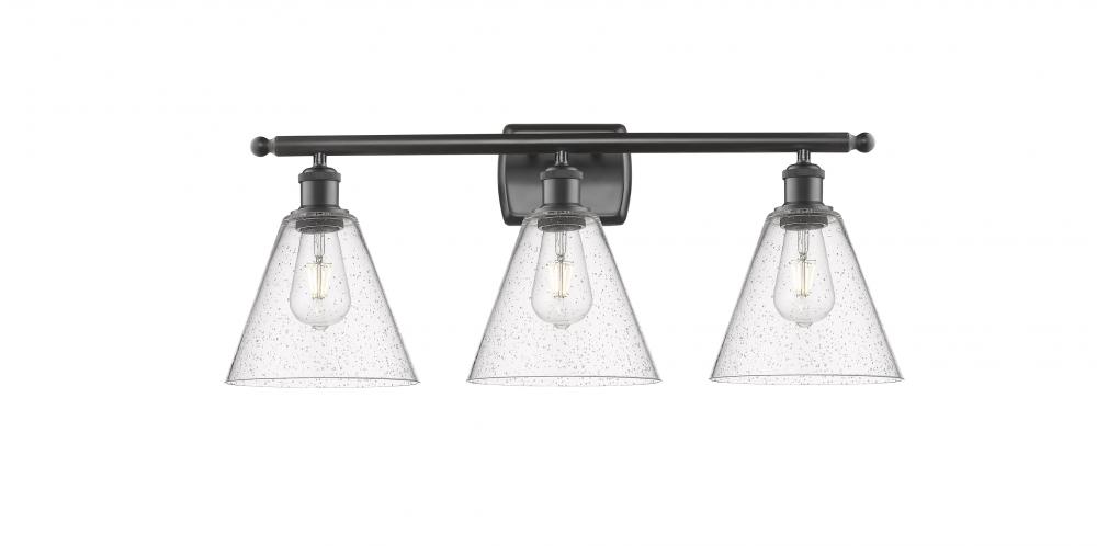 Berkshire - 3 Light - 28 inch - Oil Rubbed Bronze - Bath Vanity Light