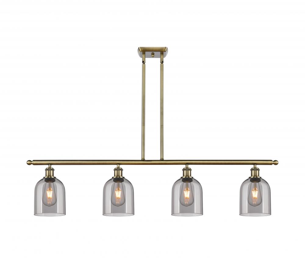 Bella - 4 Light - 48 inch - Antique Brass - Cord hung - Island Light