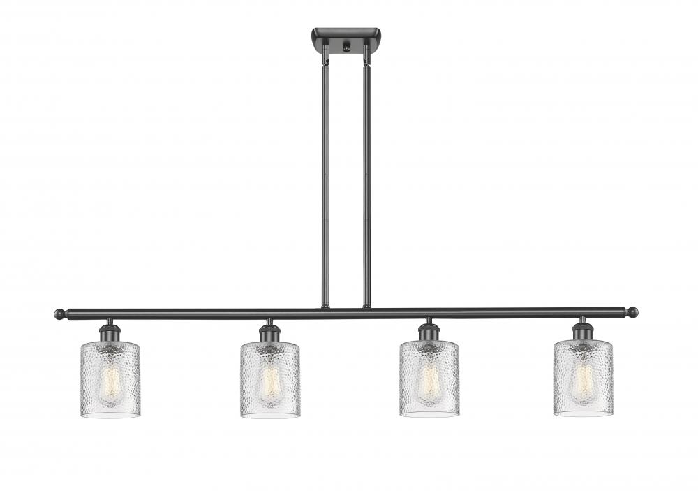 Cobbleskill - 4 Light - 48 inch - Oil Rubbed Bronze - Cord hung - Island Light