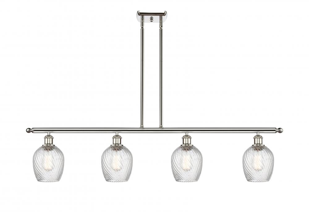 Salina - 4 Light - 48 inch - Polished Nickel - Cord hung - Island Light