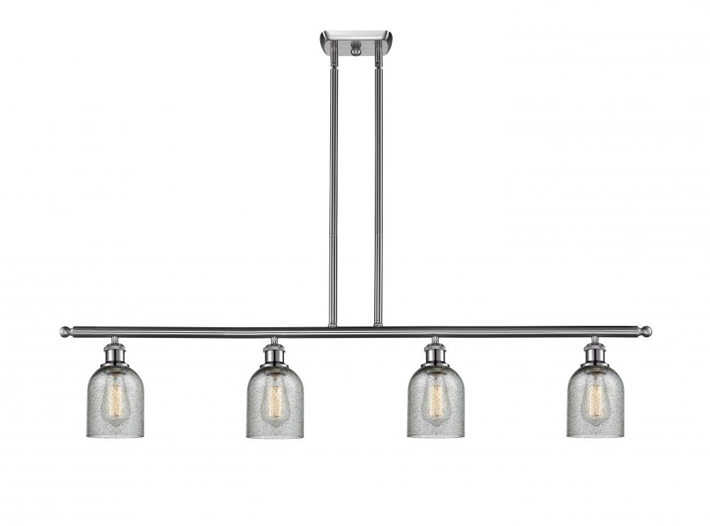 Caledonia - 4 Light - 48 inch - Brushed Satin Nickel - Cord hung - Island Light