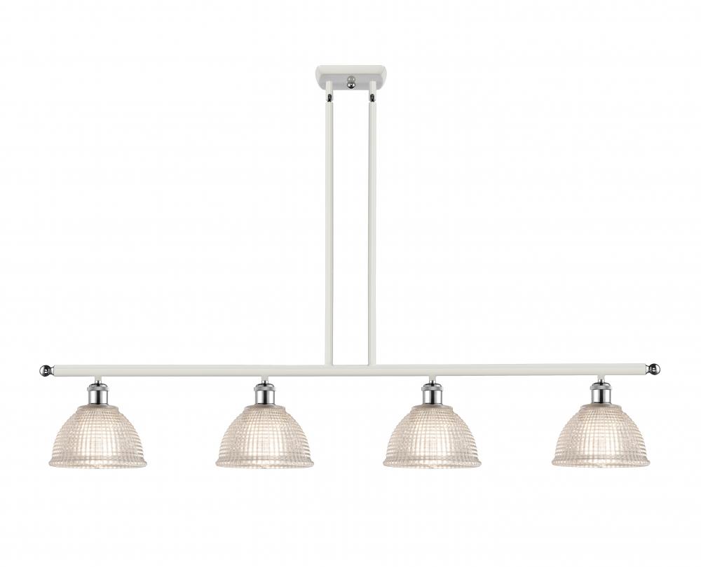 Arietta - 4 Light - 48 inch - White Polished Chrome - Cord hung - Island Light