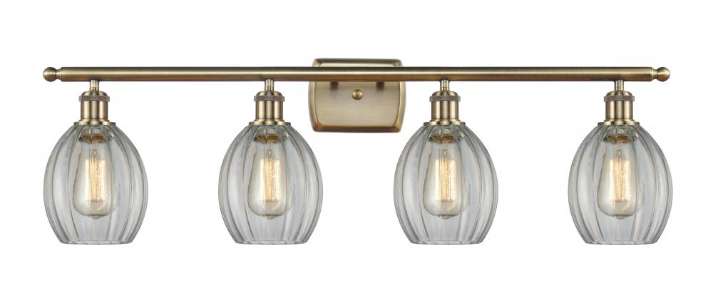 Eaton - 4 Light - 36 inch - Antique Brass - Bath Vanity Light