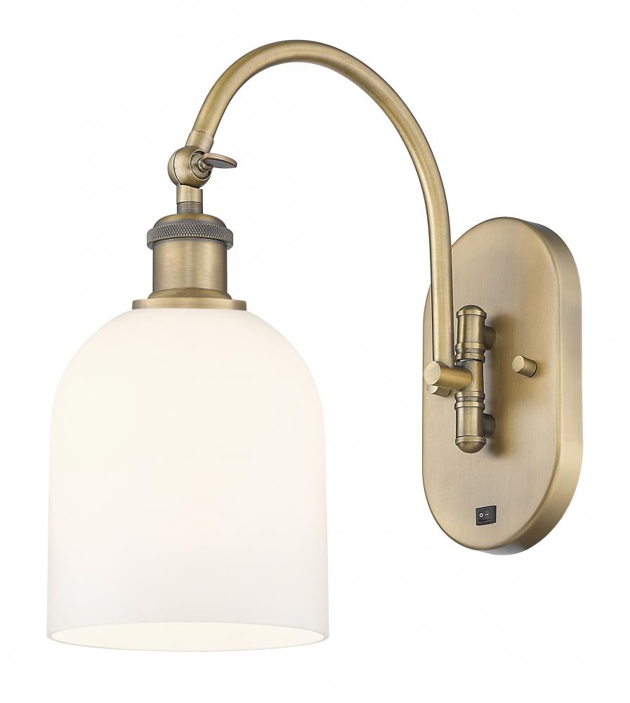 Bella - 1 Light - 6 inch - Brushed Brass - Sconce