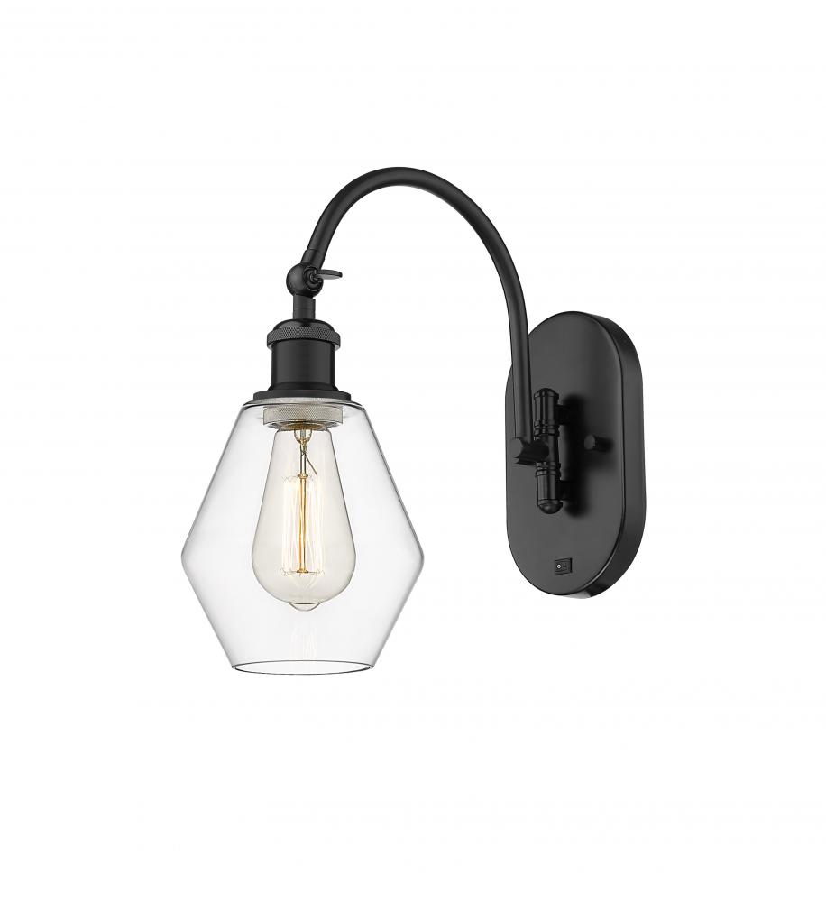 Cindyrella - 1 Light - 6 inch - Matte Black - Sconce