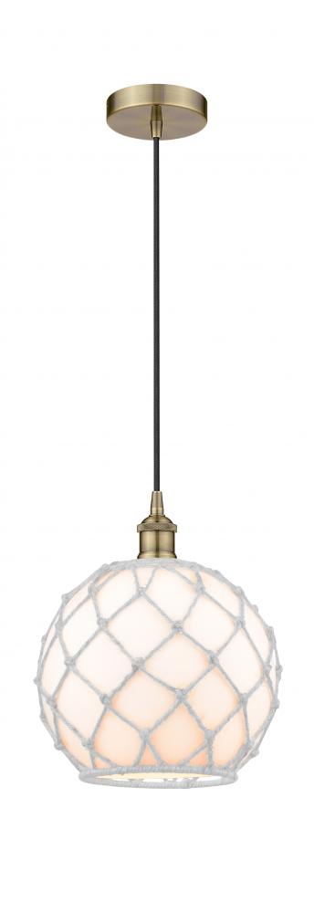 Edison - 1 Light - 10 inch - Antique Brass - Mini Pendant