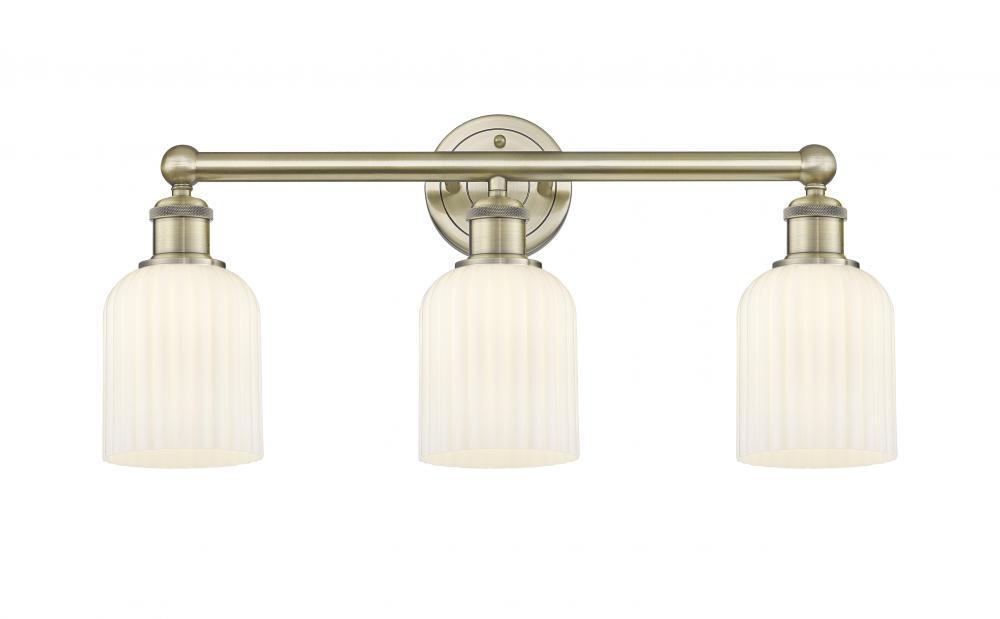 Bridal Veil - 3 Light - 23 inch - Antique Brass - Bath Vanity Light