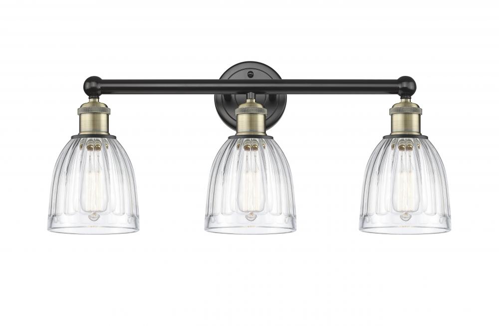 Brookfield - 3 Light - 24 inch - Black Antique Brass - Bath Vanity Light