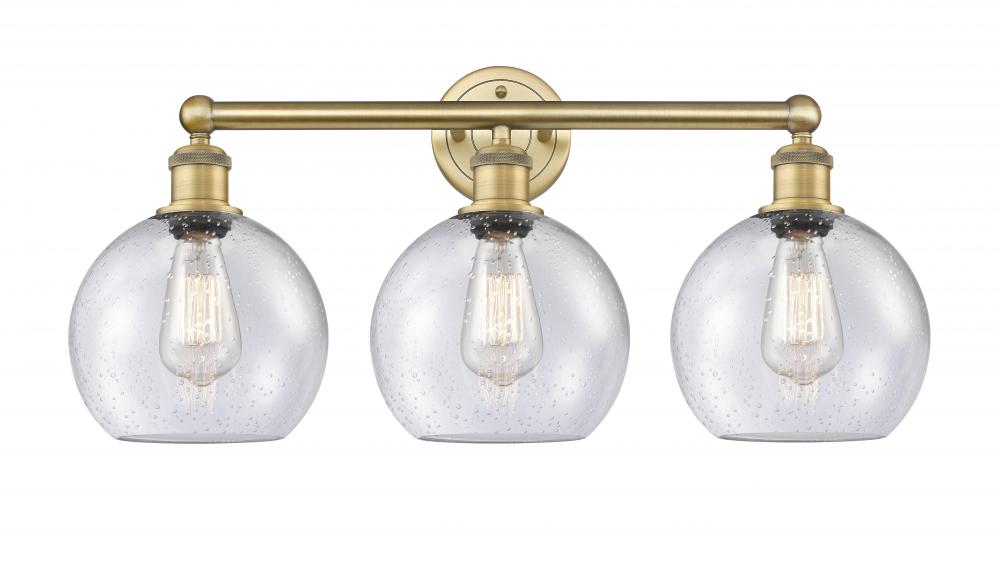 Athens - 3 Light - 26 inch - Brushed Brass - Bath Vanity Light