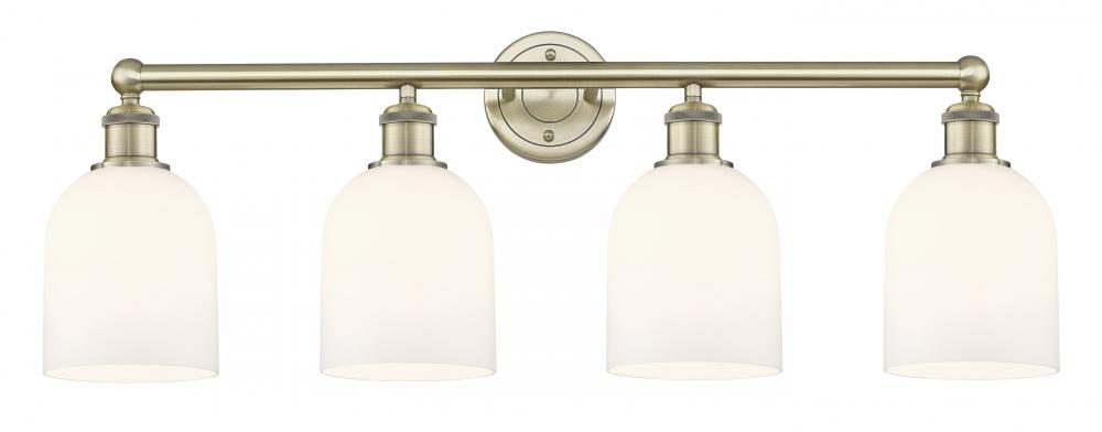 Bella - 4 Light - 33 inch - Antique Brass - Bath Vanity Light