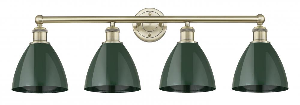 Plymouth - 4 Light - 35 inch - Antique Brass - Bath Vanity Light