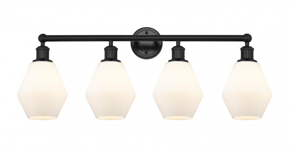 Cindyrella - 4 Light - 33 inch - Matte Black - Bath Vanity Light