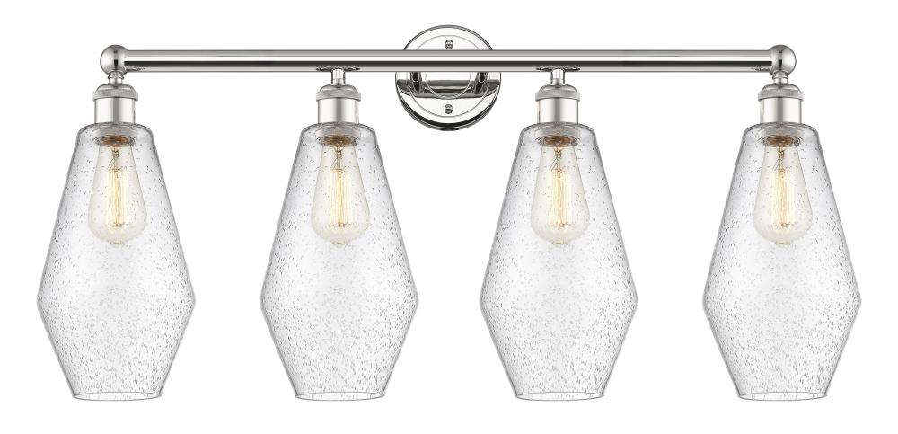 Cindyrella - 4 Light - 34 inch - Polished Nickel - Bath Vanity Light