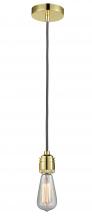 Innovations Lighting 100GD-10GY-2GD - Winchester - 1 Light - 2 inch - Gold - Cord hung - Mini Pendant