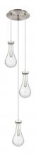 Innovations Lighting 113-451-1P-SN-G451-5SDY - Owego - 3 Light - 13 inch - Brushed Satin Nickel - Multi Pendant