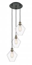 Innovations Lighting 113B-3P-BAB-G652-8 - Cindyrella - 3 Light - 15 inch - Black Antique Brass - Cord Hung - Multi Pendant