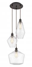 Innovations Lighting 113B-3P-OB-G654-MU - Cindyrella 3 Light 14 inch Multi-Pendant