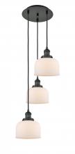 Innovations Lighting 113F-3P-BK-G71 - Cone - 3 Light - 14 inch - Matte Black - Cord hung - Multi Pendant