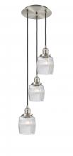 Innovations Lighting 113F-3P-SN-G302 - Colton - 3 Light - 12 inch - Brushed Satin Nickel - Cord hung - Multi Pendant