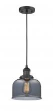 Innovations Lighting 201C-BK-G73-LED - Bell - 1 Light - 8 inch - Matte Black - Cord hung - Mini Pendant