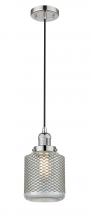 Innovations Lighting 201C-PN-G262 - Stanton - 1 Light - 6 inch - Polished Nickel - Cord hung - Mini Pendant