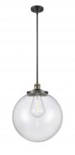 Innovations Lighting 201S-BAB-G202-16 - Beacon - 1 Light - 16 inch - Black Antique Brass - Stem Hung - Pendant