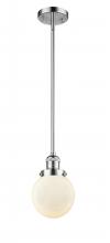 Innovations Lighting 201S-PC-G201-6 - Beacon - 1 Light - 6 inch - Polished Chrome - Stem Hung - Mini Pendant