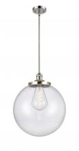 Innovations Lighting 201S-PN-G204-16 - Beacon - 1 Light - 16 inch - Polished Nickel - Stem Hung - Pendant