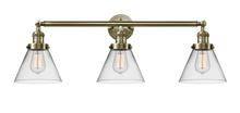 Innovations Lighting 205-AB-G42 - Cone - 3 Light - 32 inch - Antique Brass - Bath Vanity Light