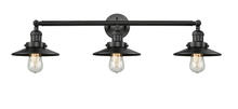 Innovations Lighting 205-BK-M6 - Railroad - 3 Light - 32 inch - Matte Black - Bath Vanity Light