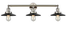 Innovations Lighting 205-PN-M6 - Railroad - 3 Light - 32 inch - Polished Nickel - Bath Vanity Light