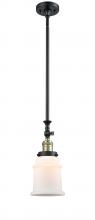 Innovations Lighting 206-BAB-G181 - Canton - 1 Light - 6 inch - Black Antique Brass - Stem Hung - Mini Pendant