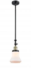 Innovations Lighting 206-BAB-G191 - Bellmont - 1 Light - 6 inch - Black Antique Brass - Stem Hung - Mini Pendant