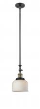 Innovations Lighting 206-BAB-G71 - Bell - 1 Light - 8 inch - Black Antique Brass - Stem Hung - Mini Pendant