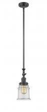 Innovations Lighting 206-OB-G182 - Canton - 1 Light - 6 inch - Oil Rubbed Bronze - Stem Hung - Mini Pendant