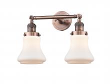 Innovations Lighting 208-AC-G191 - Bellmont - 2 Light - 17 inch - Antique Copper - Bath Vanity Light