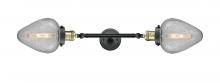 Innovations Lighting 208L-BAB-G165 - Geneseo - 2 Light - 7 inch - Black Antique Brass - Bath Vanity Light