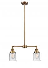 Innovations Lighting 209-BB-G54 - Bell - 2 Light - 21 inch - Brushed Brass - Stem Hung - Island Light