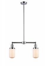 Innovations Lighting 209-PC-G311 - Dover - 2 Light - 21 inch - Polished Chrome - Stem Hung - Island Light