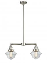 Innovations Lighting 209-SN-G532 - Oxford - 2 Light - 24 inch - Brushed Satin Nickel - Stem Hung - Island Light