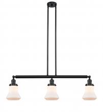 Innovations Lighting 213-BK-G191 - Bellmont - 3 Light - 39 inch - Matte Black - Stem Hung - Island Light