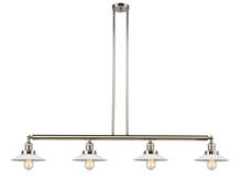 Innovations Lighting 214-PN-G1 - Halophane - 4 Light - 53 inch - Polished Nickel - Stem Hung - Island Light