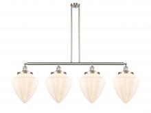 Innovations Lighting 214-SN-G661-12 - Bullet - 4 Light - 50 inch - Brushed Satin Nickel - Stem Hung - Island Light